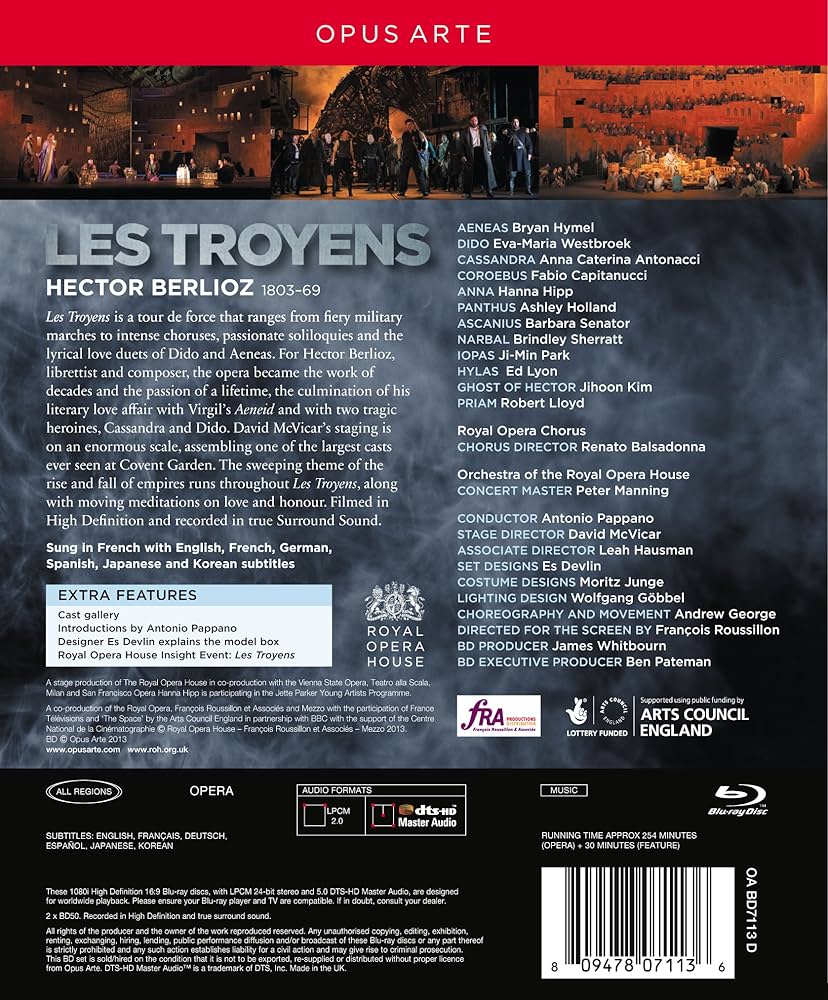 (未使用･未開封品)　Berlioz: Les Troyens [Blu-ray] [Import] vf3p617 Amazon.co.jp: Berlioz: Les Troyens [Blu-ray] [Import
